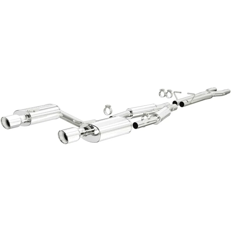 MagnaFlow 05-08 Audi A4 Quattro V6 3.2L SS Cat-Back Dual Split Rear Exit 2 Tips Perf Exhaust Sys 15326 1 of 5