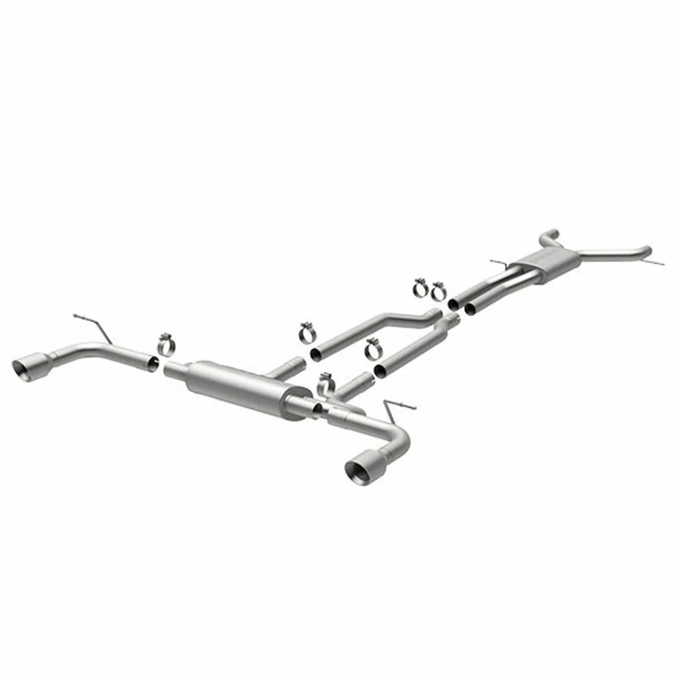 MagnaFlow 07-15 Audi Q7 V8 4.2L Dual Split Rear Exit Stainless Cat-Back Perf Exhaust 15085 1 of 1