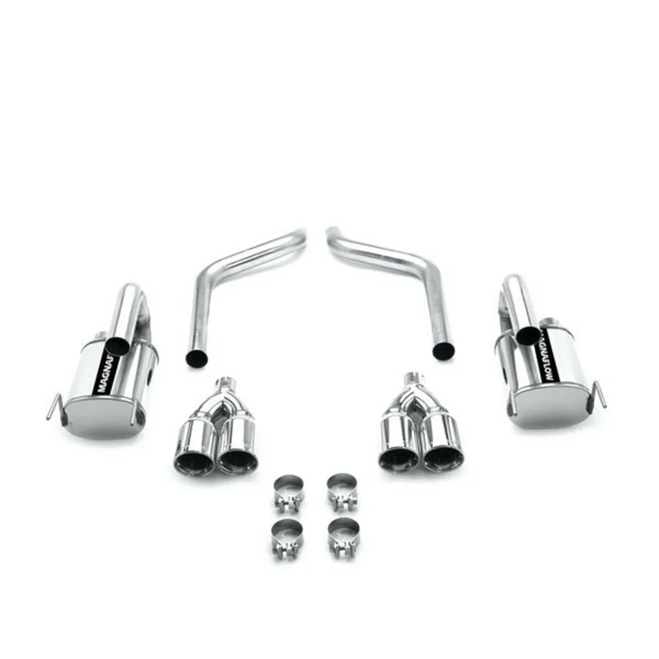 MagnaFlow 09-11 Chevrolet Corvette Street Series Quad Rear Exit Stainless Axle Back Performance Exhaust System 16593 1 of 1