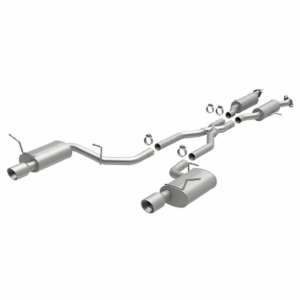 MagnaFlow 11-21 Dodge Durango V8 5.7L Dual Split Rear Exit Stainless Cat Back Performance Exhaust 15068 1 of 1