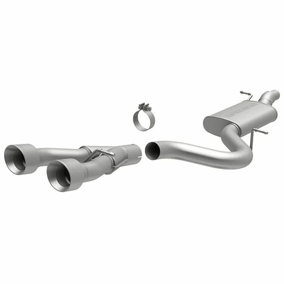 MagnaFlow 12-13 VW Golf R L4 2.0L Turbocharged Dual Center Rear Exit Stainless Cat Back Perf Exhaust 15156 1 of 1