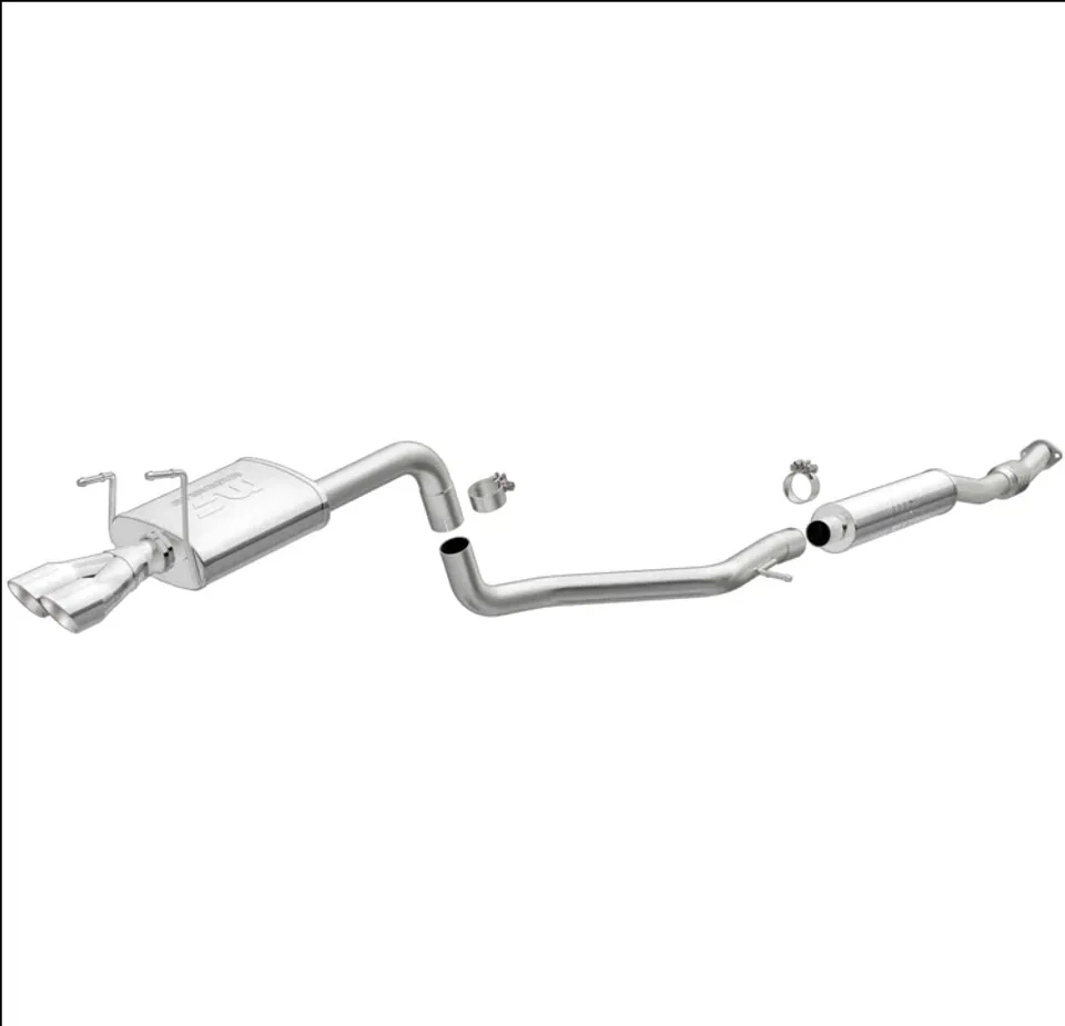 MagnaFlow 12-19 Fiat 500 L4 1.4L Single Straight D/S Rear Exit SS Catback Perf Exhaust 15088 1 of 4