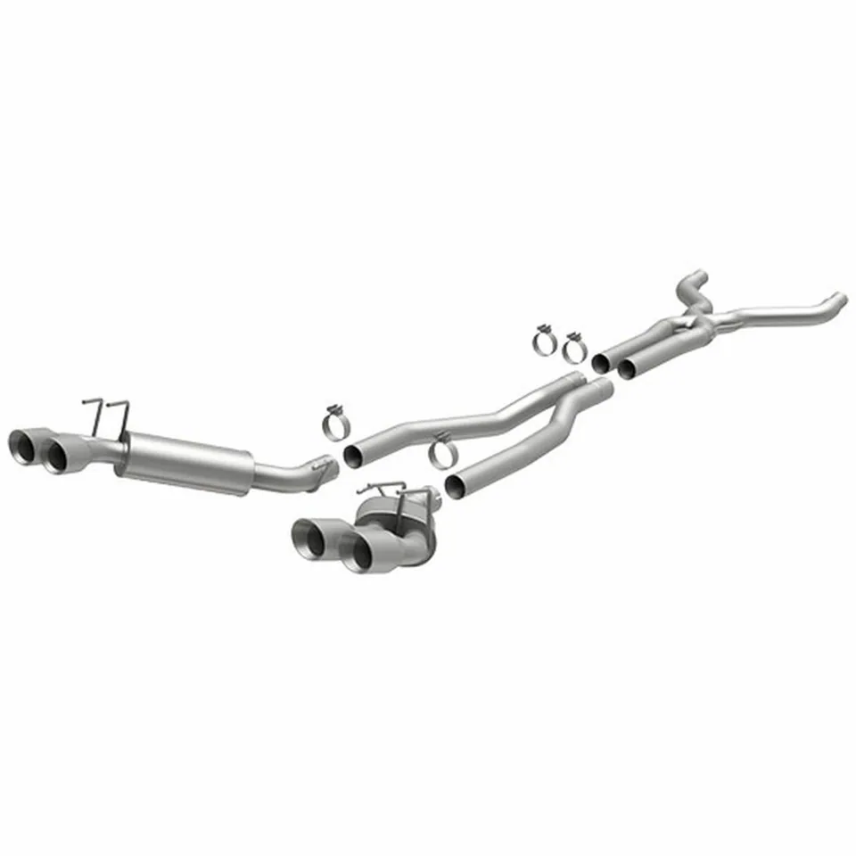 MagnaFlow 13-15 Chevy Camaro ZL1 V8 6.2L Quad Exit Stainless Cat-Back Performance Exhaust System 15053 1 of 1