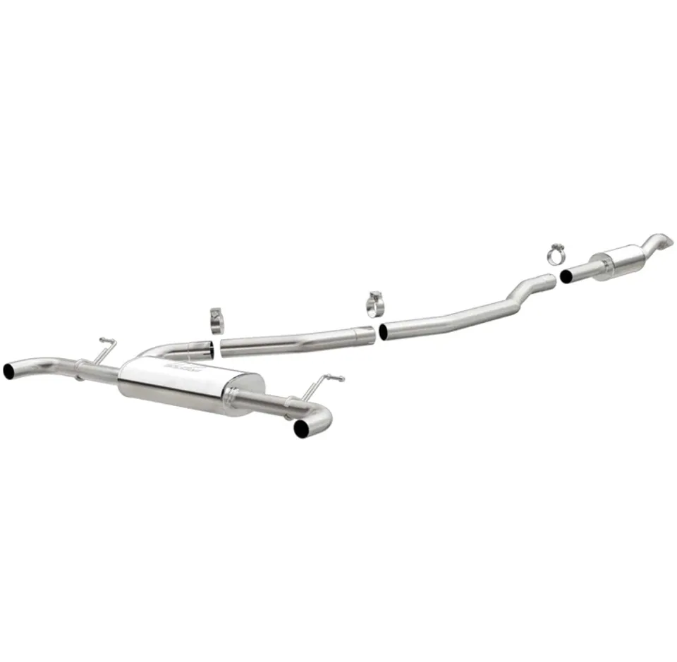 MagnaFlow 13-15 Lincoln MKZ L4 2.0L Turbo Stainless Cat Back Performance Exhaust Dual Split Rear 15230 1 of 3