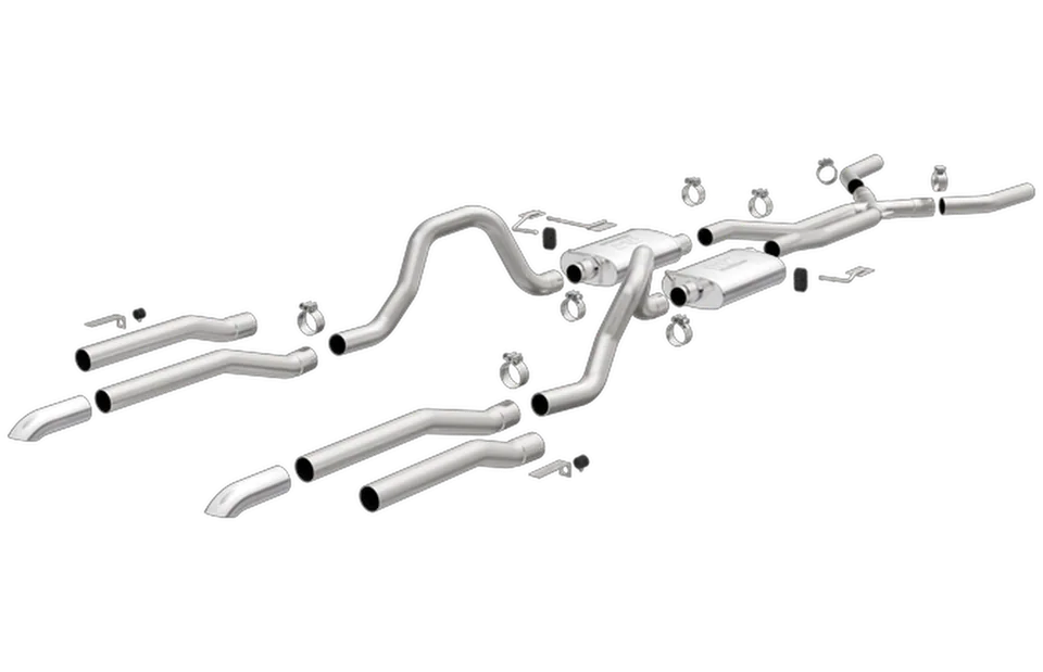 MagnaFlow 14-17 Audi RS7 4.0L 2.5in Quad Split Exit Stainless Steel Cat-Back Exhaust w/Polished Tips 19306 1 of 1