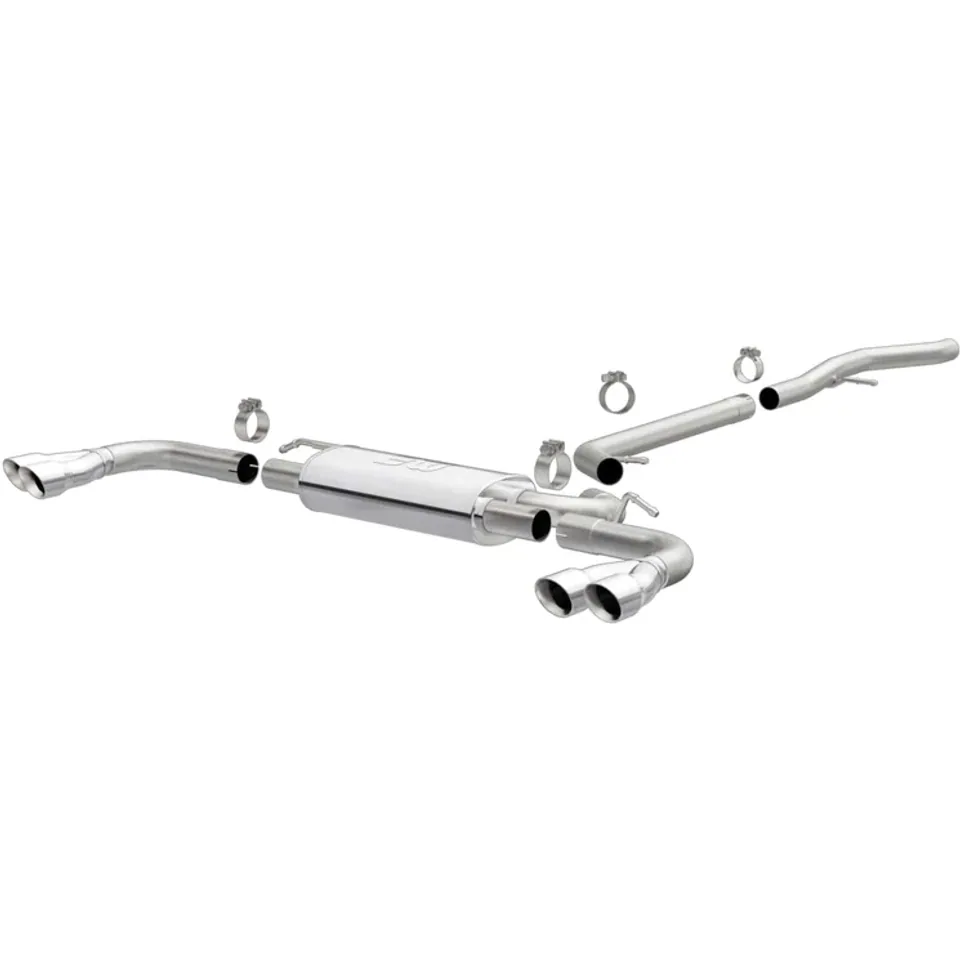 MagnaFlow 15-17 GMC Terrain V6 3.6L 409SS Cat-Back Exhaust Quad Split Rear with 3in Polished Tips 19114 1 of 4