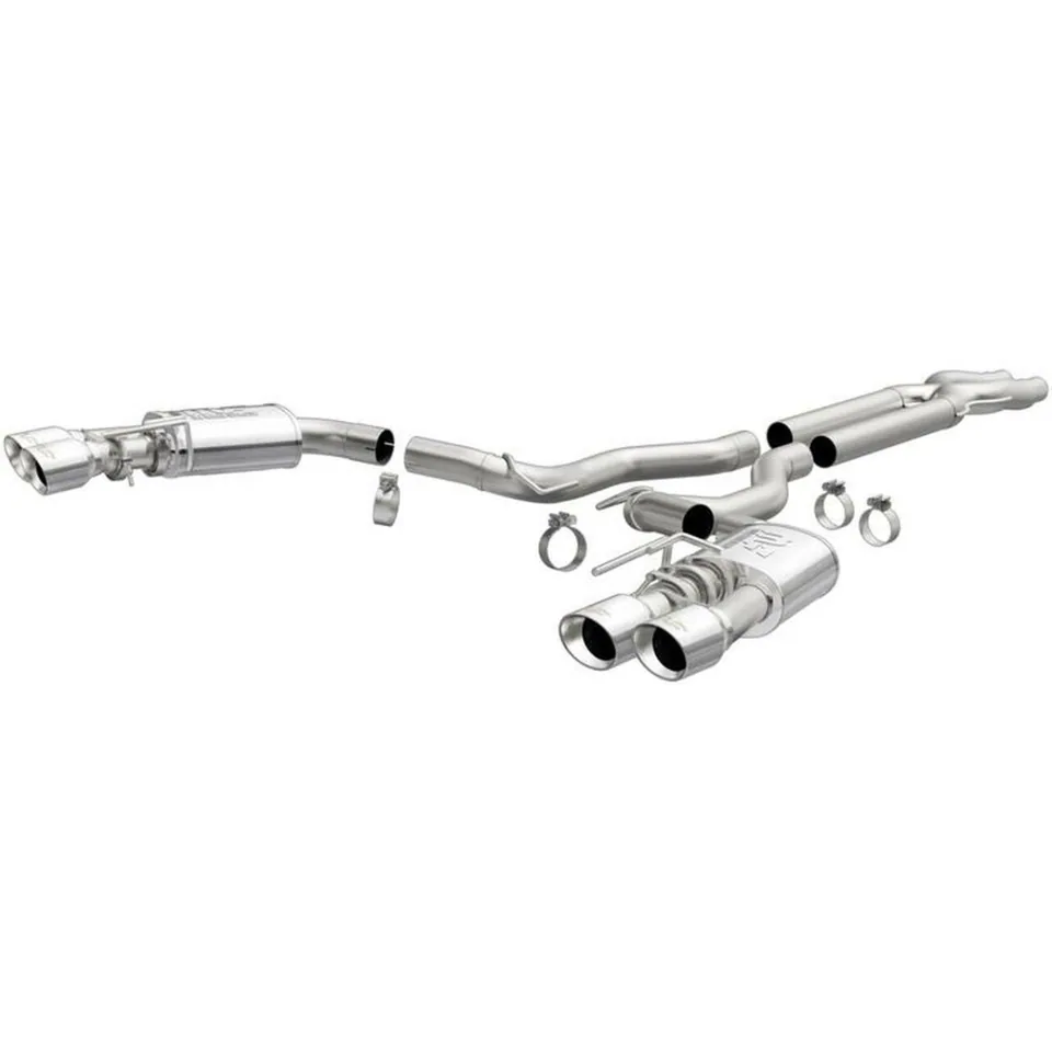 MagnaFlow 18-21 Ford Mustang GT 5.0L Competition Dual Exit Polished 4in Tips 19368 1 of 1