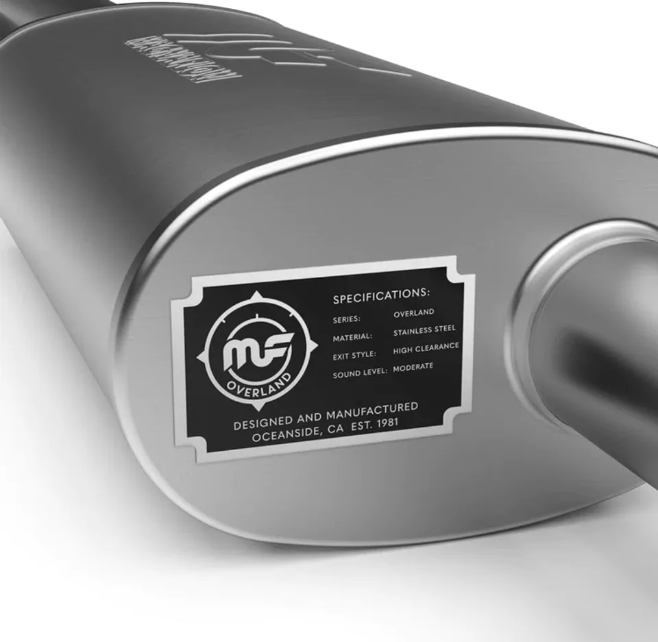 MagnaFlow 18-22 Jeep Wrangler JL Overland Series Cat-Back Performance Exhaust System 19592 3 of 6
