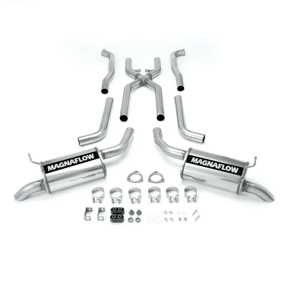 MagnaFlow 1968-1973 Chevrolet Corvette Street Series Crossmember-Back Performance Exhaust System 16842 1 of 1