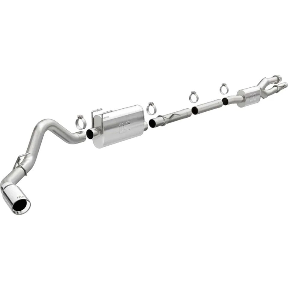 MagnaFlow 20-22 Ford F250/F350 3.5in Street Series Cat-Back Exhaust Rear Passenger Exit-Polished Tip 19530 1 of 4