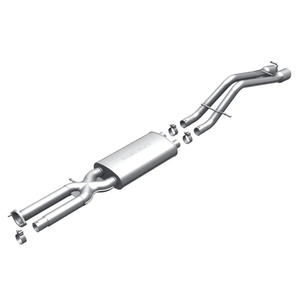 MagnaFlow 2003-2006 Hummer H2 Street Series Dual Side by Side Rear Ex Cat-Back Performance Exhaust System 15770 1 of 1