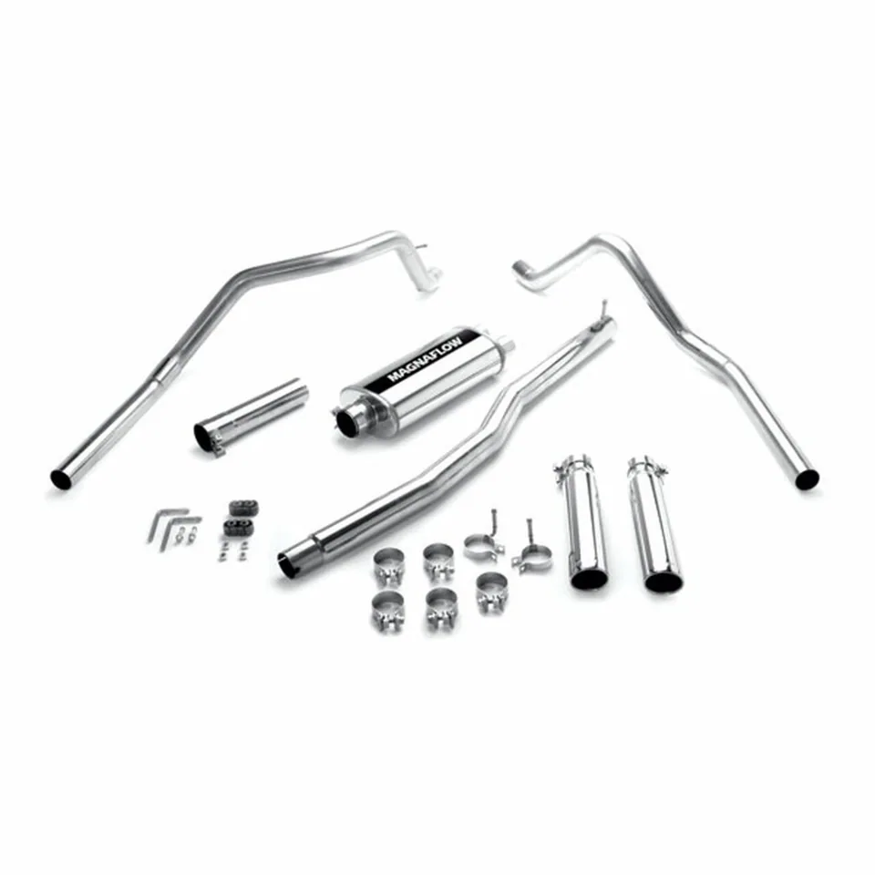 MagnaFlow 2004 Dodge Dakota Stainless Cat-Back Dual Rear Exit Performance Exhaust System 15877 1 of 1