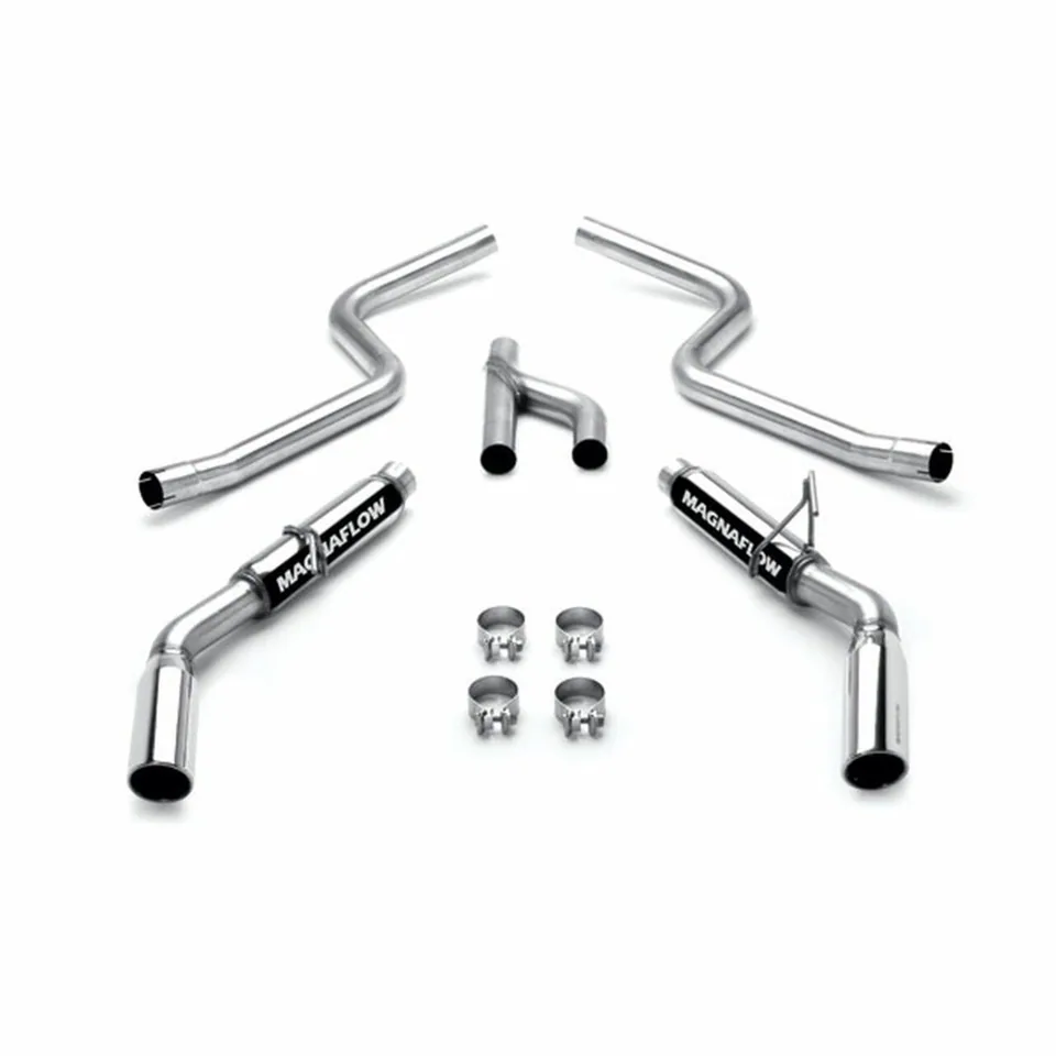 MagnaFlow 2005-2009 Ford Mustang Dual Exhaust Conversion Kit Competition Series Cat-Back Performance Exhaust System 16605 1 of 1