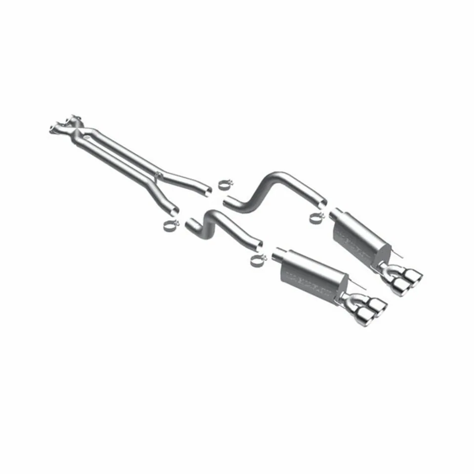 MagnaFlow 2006-2013 Chevrolet Corvette Z06, ZR1 Quad stainless Exit Tips Street Series Cat-Back Performance Exhaust System 16495 1 of 1
