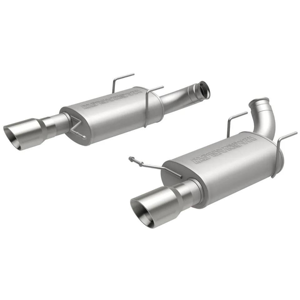 MagnaFlow 2013-2014 Ford Mustang V8 Dual Split Rear Exit Stainless Cat Back Performance Exhaust 15151 1 of 1