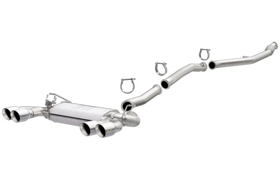 MagnaFlow 2016-2018 BMW M2 3.0L Sport Series CatBack Quad Split Rear Exhaust w/ Polished Tips 19333 1 of 1