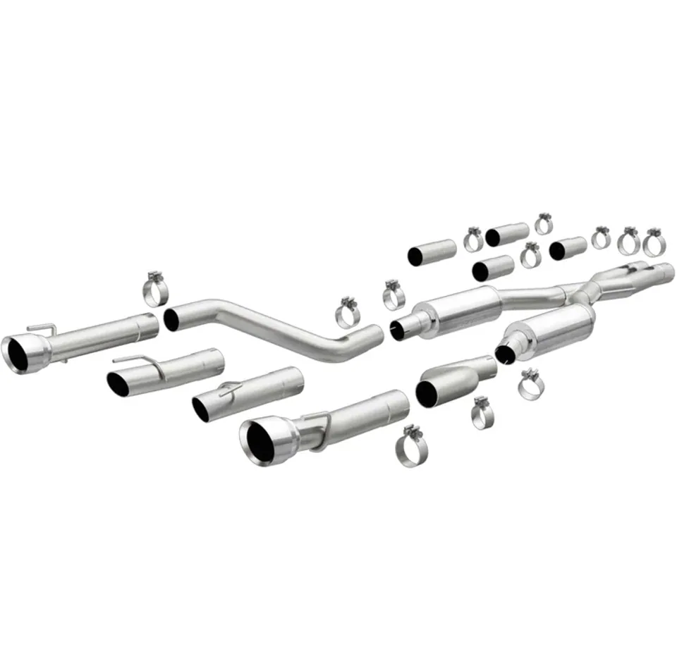 MagnaFlow 2017+ Dodge Charger 409 SS Polished 3in Quad Tips Cat-Back Exhaust 19371 1 of 5