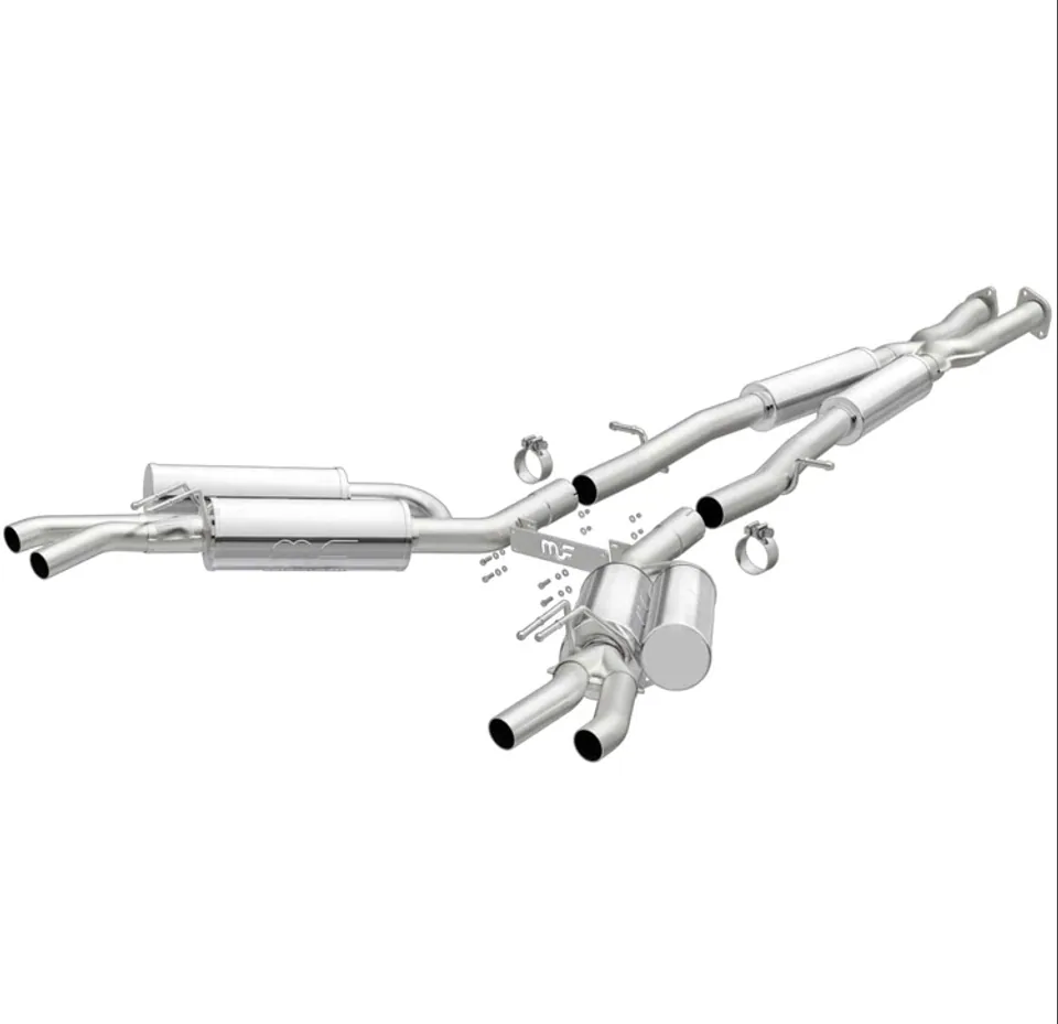 MagnaFlow 2018 Kia Stinger V6 3.3L (Reuse Fascia Tips) Stainless Cat Back Perf Exhaust 19406 1 of 5