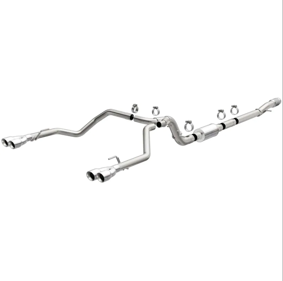 MagnaFlow 2019 Chevrolet Silverado 1500 Quad Exit Polished Stainless Cat-Back Exhaust 19489 1 of 4