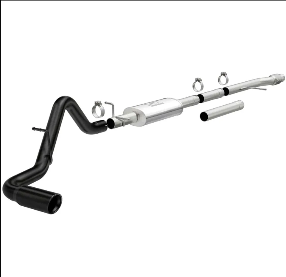 MagnaFlow 2019 Chevy Silverado 1500 V8 5.3L / V6 4.3L Street Series Cat-Back Exhaust w/ Black Tip 19470 1 of 4
