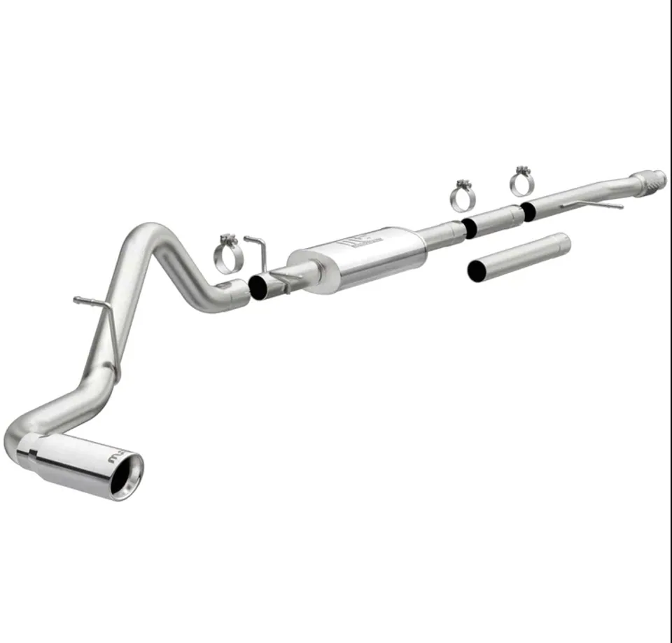 MagnaFlow 2019 Chevy Silverado 1500 V8 5.3L / V6 4.3L Street Series Cat-Back Exhaust w/ Polished Tip 19469 1 of 4