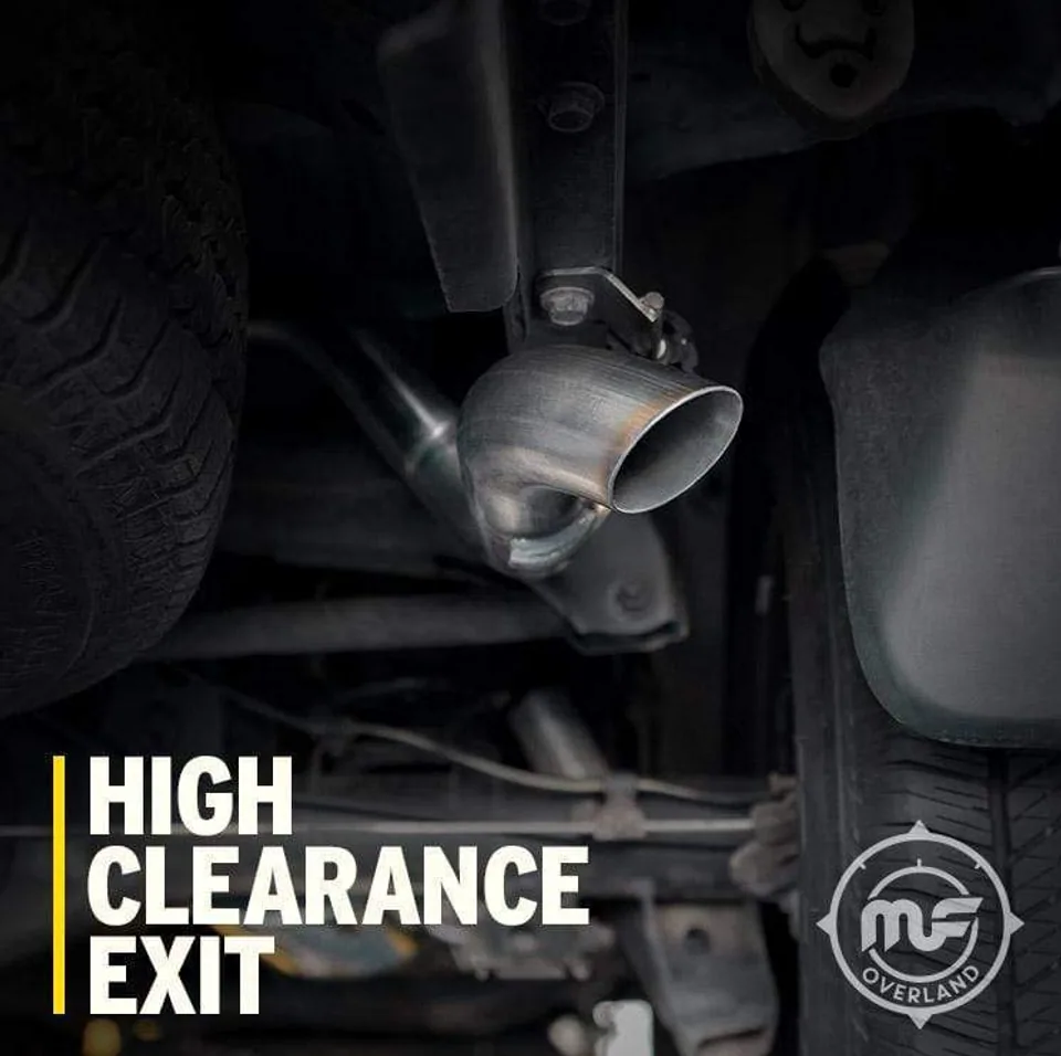 MagnaFlow 21-22 Ford Bronco Overland Series Cat-Back Exhaust w/ Single Straight Driver Exit- No Tip 19559 2 of 6