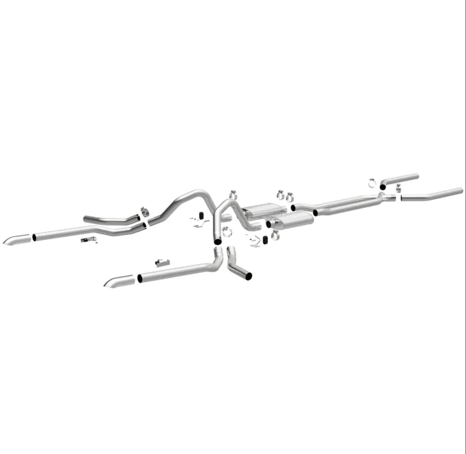 MagnaFlow 65-69 Chevy Impala All V8 Multiple Exit Options Crossmember-Back Perf Exhaust 15165 1 of 5