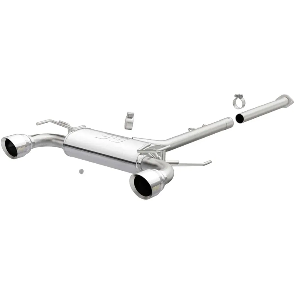 MagnaFlow Cat-Back 03-8 Nissan 350Z Street SS 2.5in Dual Split Rear Exit Polished 4.5in Tips 19342 1 of 4