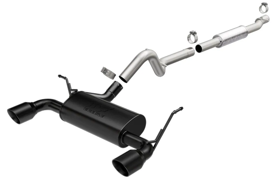 MagnaFlow Cat-Back 2012-2016 Jeep Wrangler GT 3.6L V6 Black Tips 19327 1 of 1