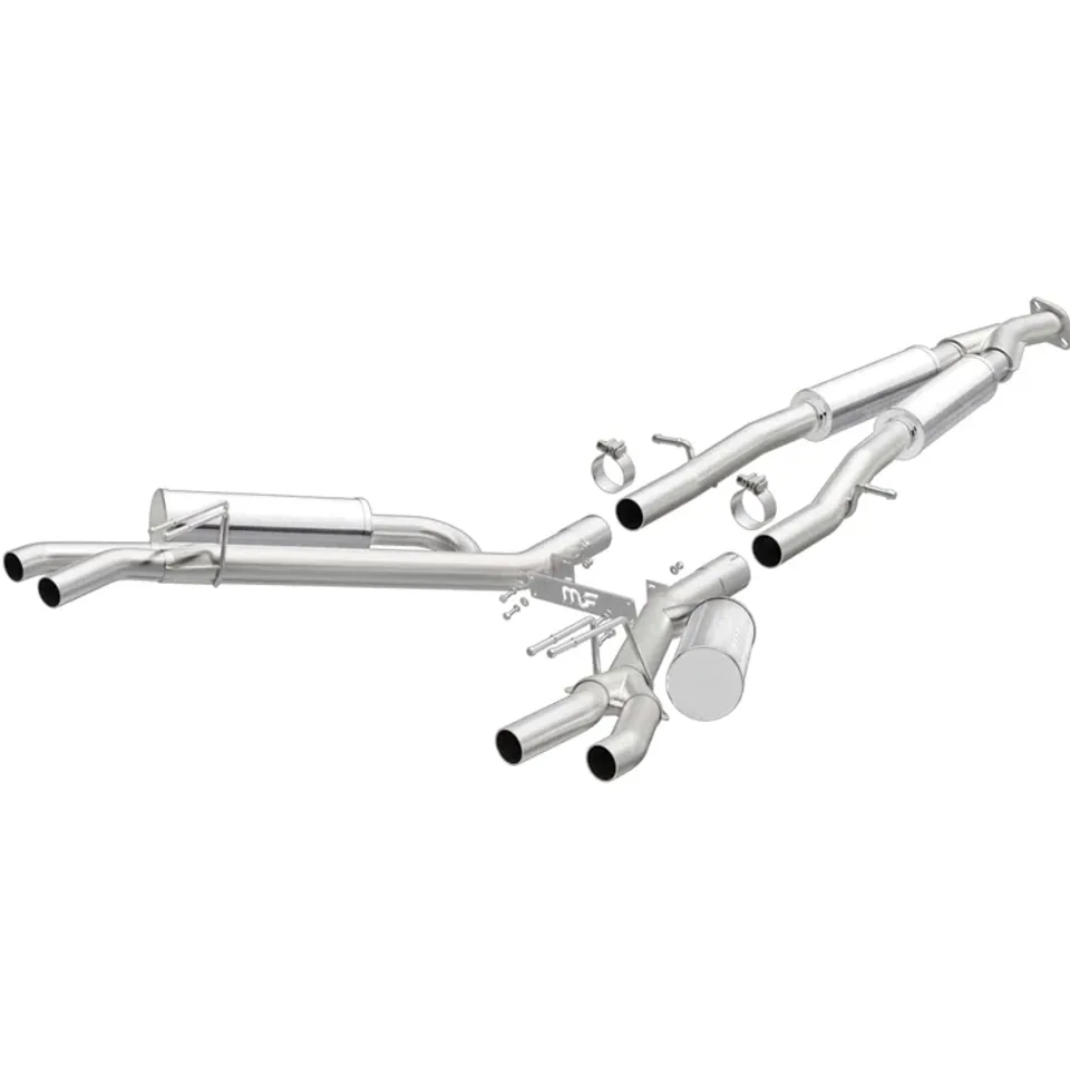 MagnaFlow Cat-Back Competition Exhaust 18-19 Kia Stinger L4-2.0LGAS Quad 2.5in Stainless Tips 19405 1 of 4
