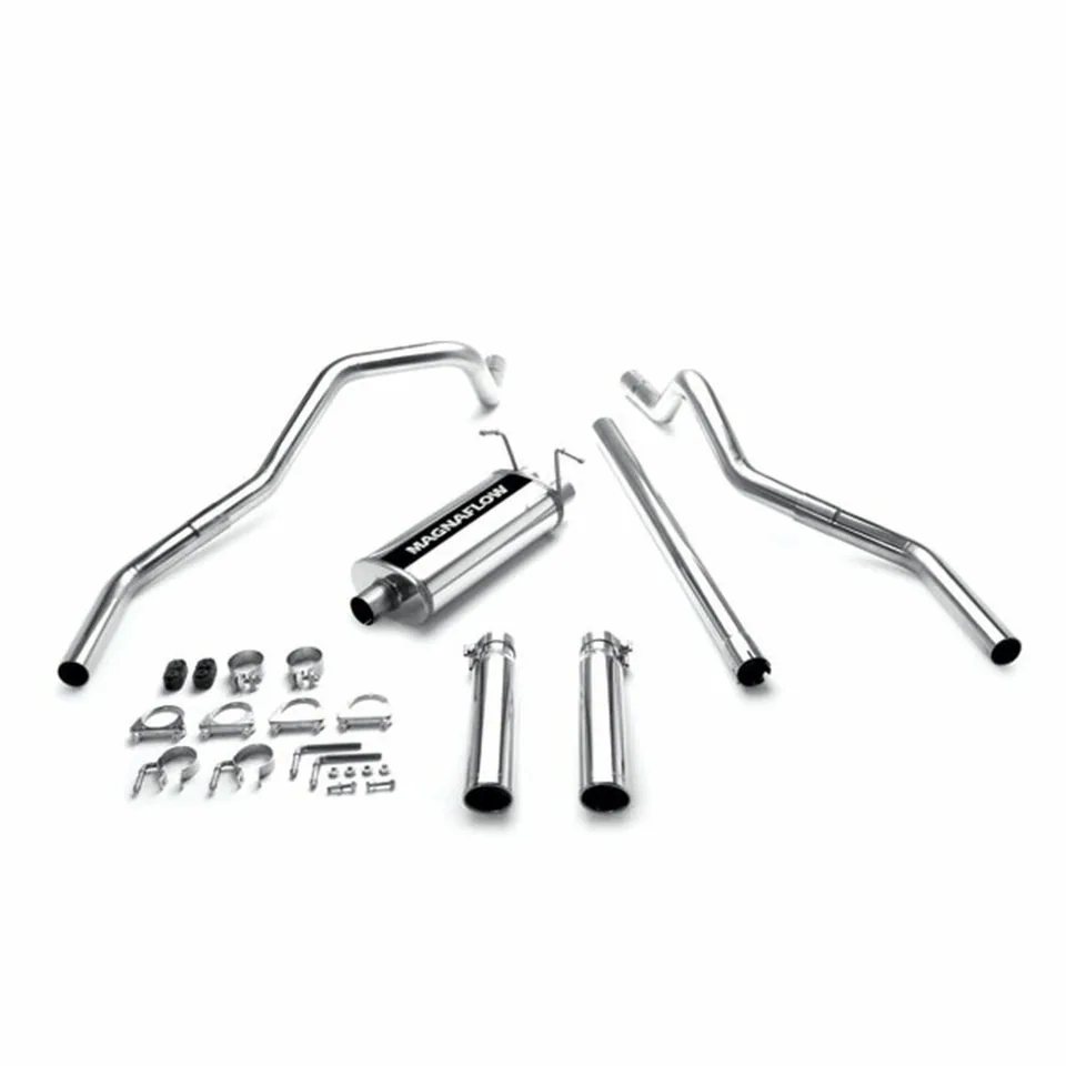 MagnaFlow Ford F-150 4.6,5.4L Stainless Cat-Back Dual Rear Exit Performance Exhaust System 15749 1 of 1