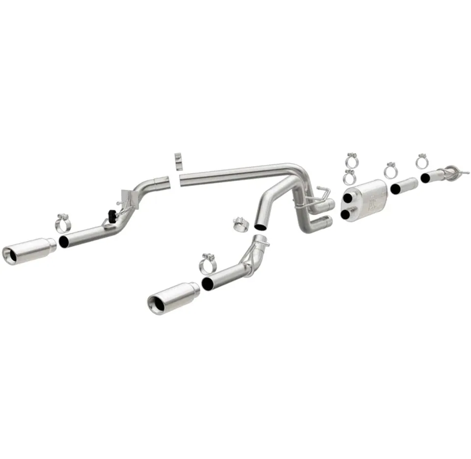 MagnaFlow Stainless Cat-Back Exhaust 15-20 Chevy Colorado/GMC Canyon Dual Split Rear Exit 3.5in 19019 1 of 3