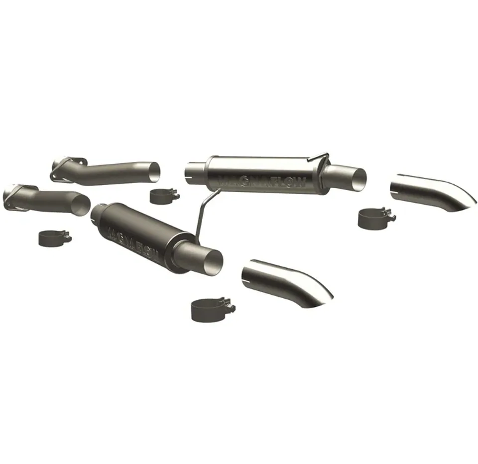MagnaFlow SYS C/B 86-04 Mustang 2.5inch 4.6/5.0 w/ Turn Downs 17118 1 of 4