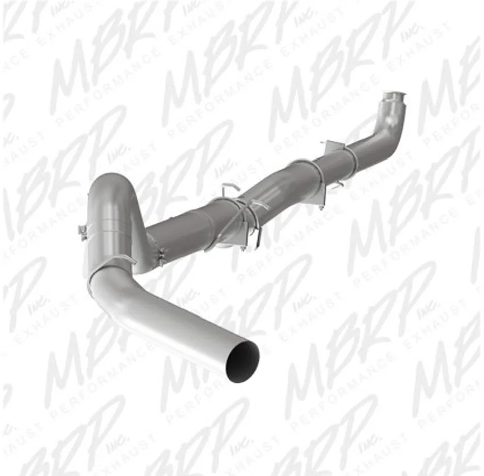 MBRP 01-07 2500/3500 Duramax Classic EC/CC 5in Down Pipe Back Single Side No Muffler AL S60200PLM 1 of 1