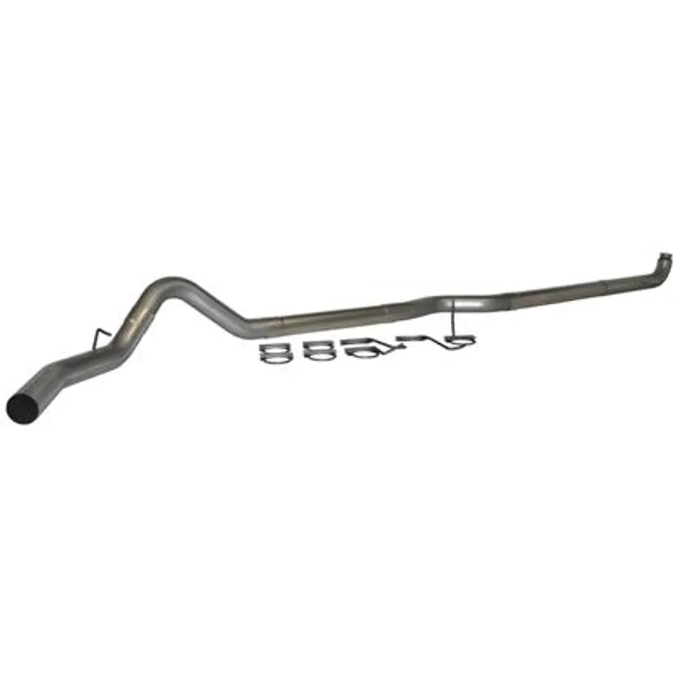 MBRP 01-07 Chevy/GMC 2500/3500 Duramax EC/CC PLM Series Exhaust 4in. Single Side (No Muffler) - Alum S6004PLM 1 of 1
