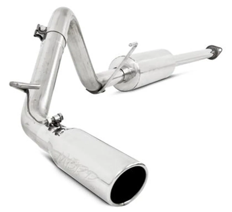 MBRP 05-13 Toyota Tacoma 4.0L EC/CC Cat Back Single Exit Aluminized Exhaust S5326AL 1 of 1