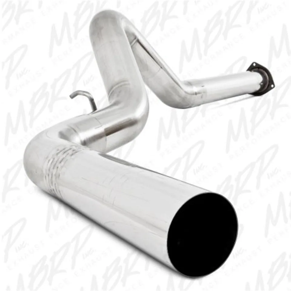 MBRP 07-10 Chevy/GMC 2500/3500 Duramax LMM 4in Filter Back Single Side T409 No Muffler S6026SLM 1 of 1