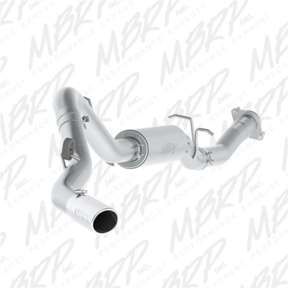 MBRP 07-10 Chevy/GMC 2500HD PU 6.0L V8 3.5in Single Side Exit Alum Cat Back Perf Exhaust S5078AL 1 of 1