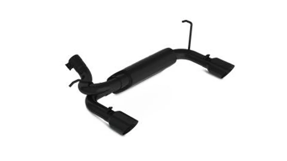 MBRP 07-14 Jeep Wrangler/Rubicon 3.6L/3.8L V6 Axle-Back Dual Rear Exit Black Performance Exhuast Sys S5528BLK 1 of 1