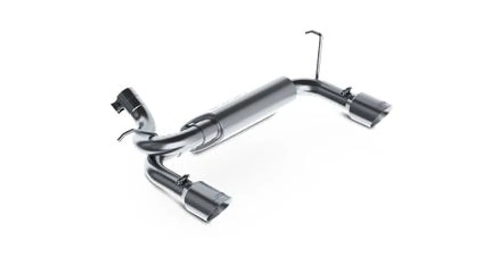MBRP 07-14 Jeep Wrangler/Rubicon 3.6L/3.8L V6 Axle-Back Dual Rear Exit T409 Performance Exhuast Sys S5528409 1 of 1