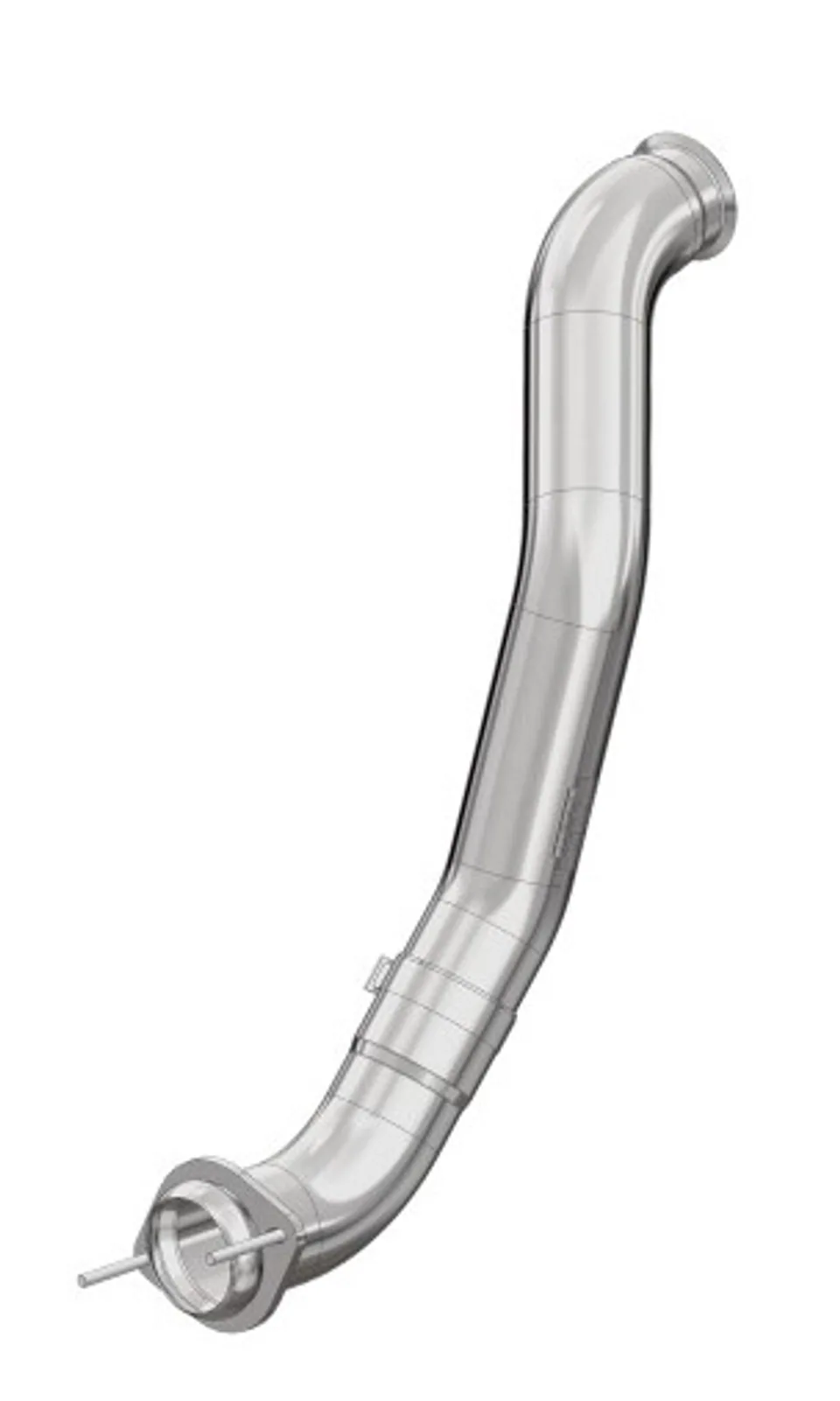 MBRP 08-10 Ford 6.4L Powerstroke 4in Turbo Down-Pipe Aluminized FALCA455 1 of 1