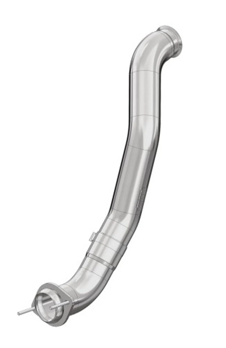 MBRP 08-10 Ford 6.4L Powerstroke 4in Turbo Down-Pipe T409 Aluminized FS9CA455 1 of 1