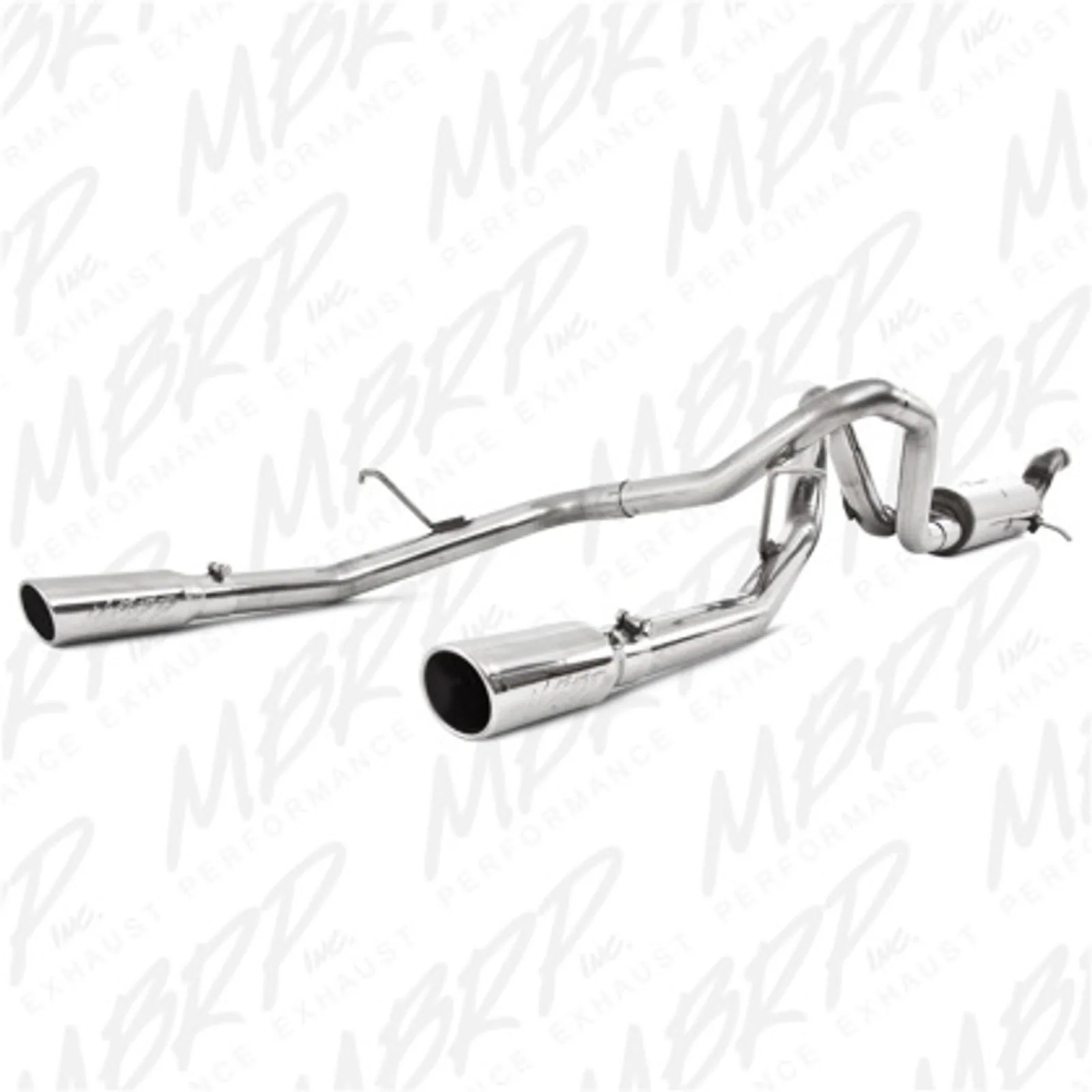 MBRP 09-11 Chev/GMC Colorado/Canyon 5.3L V8 EC/CC-SB Cat Back Dual Split Rear Exit T409 S5074409
