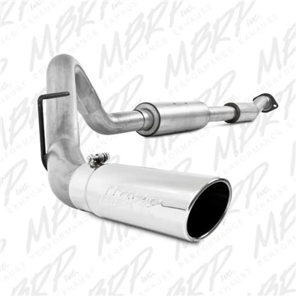 MBRP 11-12 Ford F150 SVT Raptor 6.2L EC-SB/CC-SB 3.5in Cat Back Single Exit Alum Exhaust System S5228AL 1 of 1