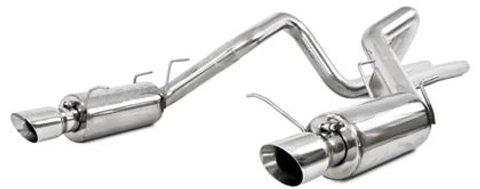MBRP 11-14 Ford Mustang GT 5.0L Dual Split Rear Race Version T409 3in Cat Back Exhaust System S7264409 1 of 1