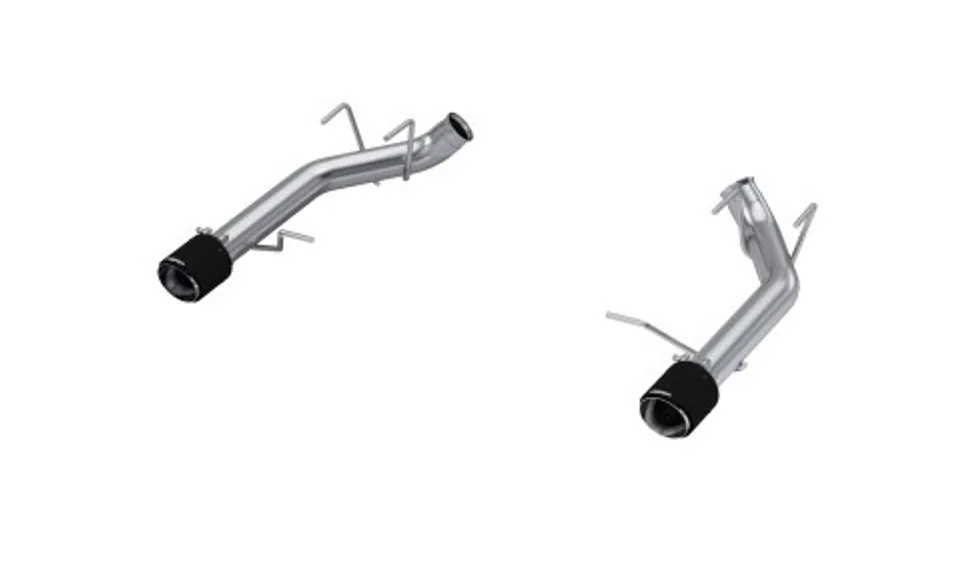 MBRP 11-14 Ford Mustang GT 5.0L T304 SS 3in Dual Axle-Back with Carbon Fiber Tips (Race Version) S72033CF 1 of 1