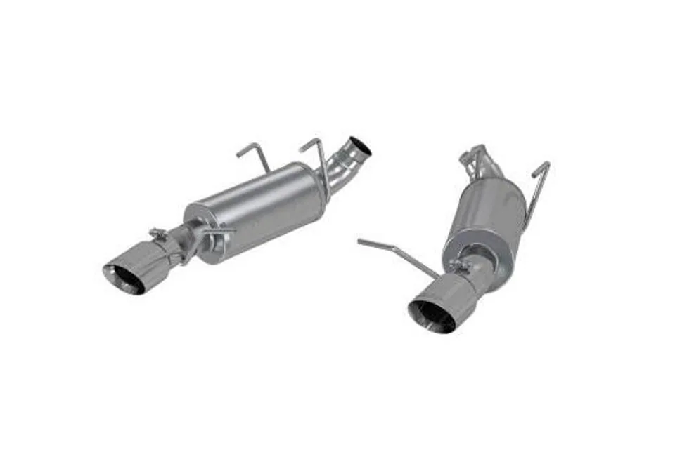 MBRP 11-14 Ford Mustang V6 3in. Dual Muffler Axle Back Split Rear Exhaust System AL s7227AL 1 of 1