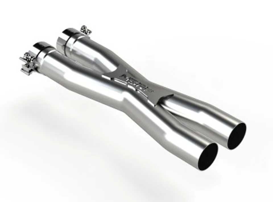 MBRP 12-21 Ferrari 812SF/812GTS/F12 6.3L/ 6.5L 3in Resonator Delete X-Pipe - T304 S3900304 1 of 1