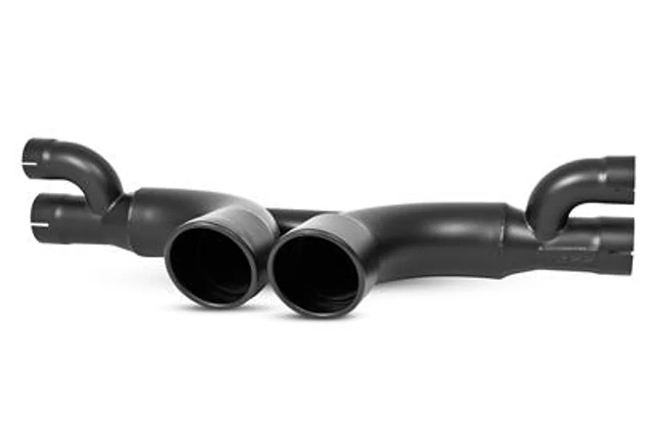 MBRP 14-15 Porsche GT3/GT3RS 3in Center Muffler Bypass 4in Tips - Black Coated S7607BLK 1 of 1
