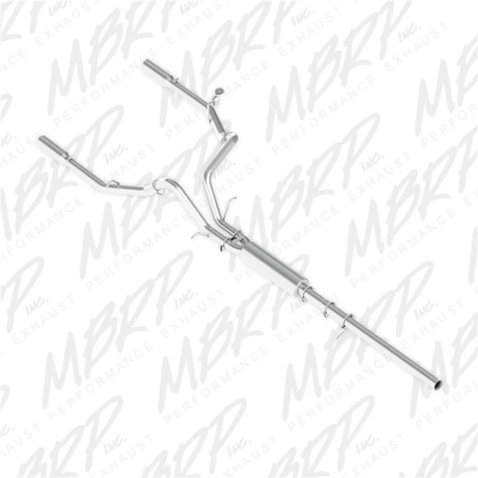 MBRP 14 Chevy/GMC 1500 Silverado/Sierra 4.3L V6/5.3L V8 Dual Split Rear Alum 3in Cat Back Exhaust S5084AL